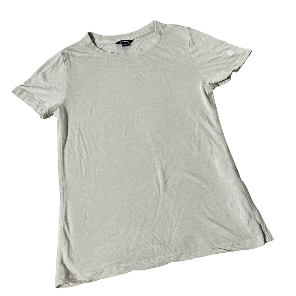 Allbirds TrinoXO Merino Wool Tencel T-Shirt Womens XS Grey Short Sleeve Tee Eco